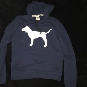 VS Pink navy blue hoodie